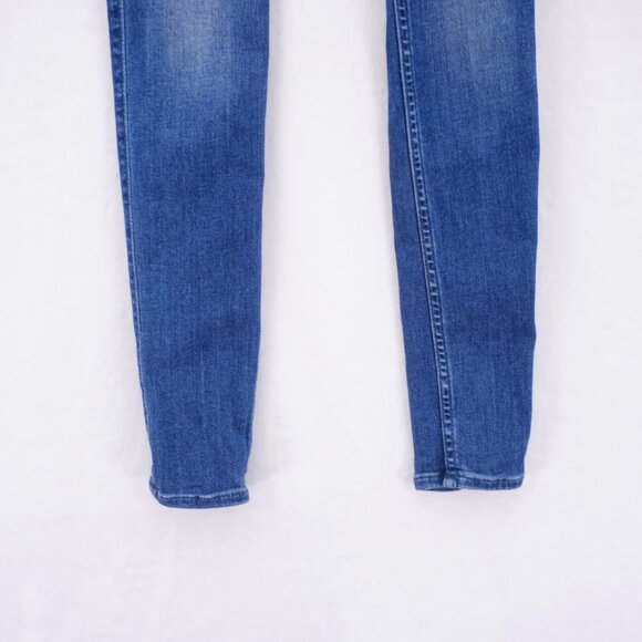 Hollister High Rise Jean Legging Advanced Stretch Blue Denim Jeans -00S/24S- - Picture 2 of 7